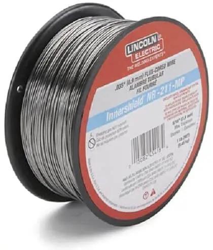 MIG Welding Wire 0.035 NR-211 MP Flux Core for Mild Steel All Position With Smooth Bead Welds And Easy Wire Feed 3 Spools Pack By Lincoln Electric USA Made