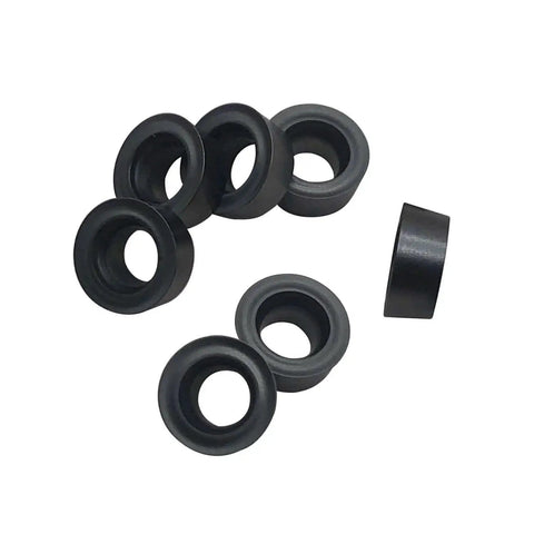20 Pack RCMT0602M0 P1025 And RCMT0602M0 P1130 Circular Milling Cutter Inserts in gray color, beefy hard alloy, front view