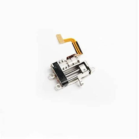 2-Pack Mini 5mm 2-Phase 4-Wire 3V 5V Planetary Gear Stepper Motor Linear Screw Slider, front view with metal components and cable