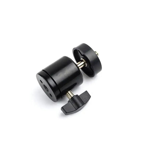 Close-up of Three Pack Mini Ball Head Mount with 1/4 Inch Thread for Universal Fit, 360 Degree Swivel Rotation, Compact Camera Tripod Accessory