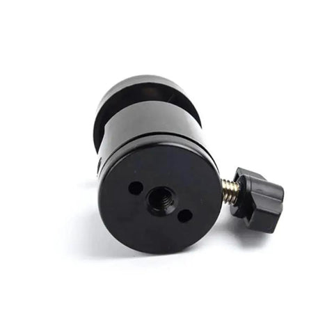 Close-up of Three Pack Mini Ball Head Mounts With 1/4 Inch Thread For Universal Fit, 360 Degree Swivel Rotation, camera tripod accessory.