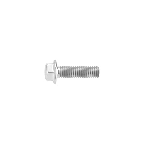 Side view of M6 x 20mm hex bolt from Mini Bike Wheel Hub Mounting Bolts Replacement for Coleman CT100U CC100X Doodle Bug DB30 Motovox MBX10 MBX11.