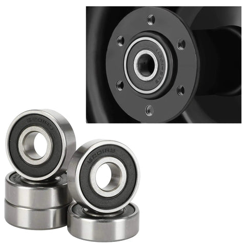 Mini Bike Wheel Bearing Front And Rear Kit Grehua Easy Bolt On compatible with Coleman CT100U CC100X Motovox MBX10 MBX11 Baja 97cc