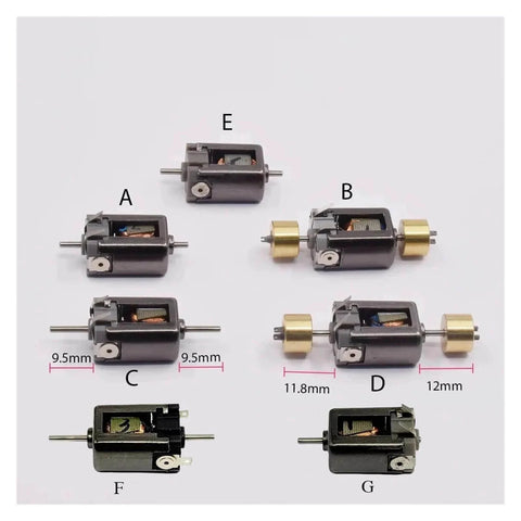 Assorted brushless Micro Mini 10mm*15mm Electric Motor DC 6V-12V 26800RPM High Speed 1.5mm Dual Shaft for RC models