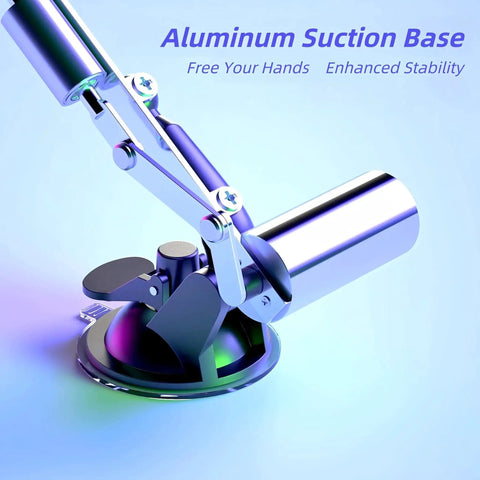 20N Mini Linear Actuator with 3 to 12V electric motion showing aluminum suction base and M6 thread for small robotics.