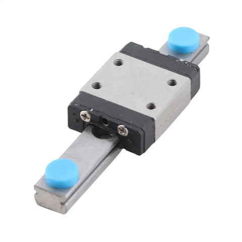 Miniature Linear Rail With 7mm Wide Slide Block Featuring Ball Retainer And Built In Lubrication System