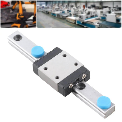 Ultra Compact 7mm Wide Miniature Linear Rail Guide With 4 Point Contact High Precision Motion Built In Lubrication System