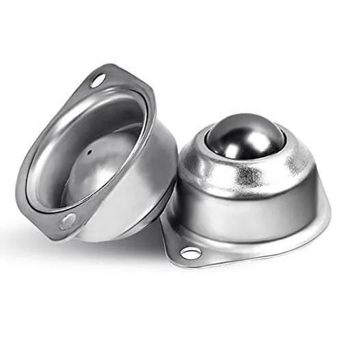 10 Pcs 1/3 Inch Mini Nylon Ball Transfer Bearings White Roller Ball Units for Tables Conveyors Furniture and Wheelchairs