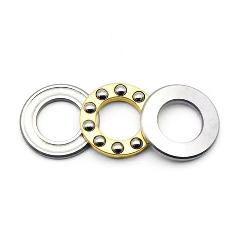 6mm Bore Miniature Planar Bearing with 12mm outer diameter and 4.5mm thick shaft support, brass cage axial thrust ball bearing