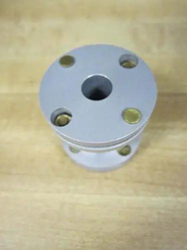 Miniature Flexible Disc Coupling CC37 One And A Half Inch By One And Seven Sixteenth Inch Diameter for small shaft motors and gearboxes.
