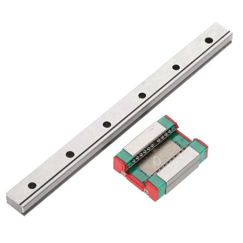 Miniature 12mm Wide Linear Rail Guide With Ball Retainer And Built In Lubrication System For Automatic Equipment And Measuring Machines 150mm