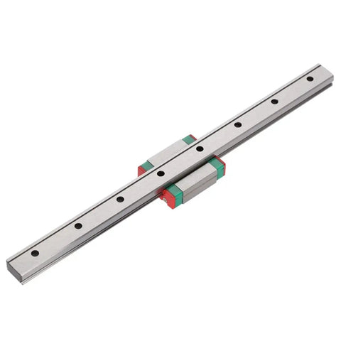 Miniature Linear Rail Guide 12mm Width With 4 Point Contact For Precision Movement, Ball Retainer, 200mm Length