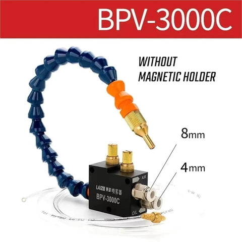 Mist Coolant Lubrication Spray System For CNC Lathe Milling Drill Engraving Machines With 8mm Pipe Cooling Valve Fittings
