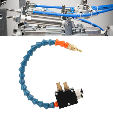 Mist Coolant Lubrication Spray System For Metal Cutting And Engraving Respicefinem ABS Pro Grade Cooling Sprayer close-up