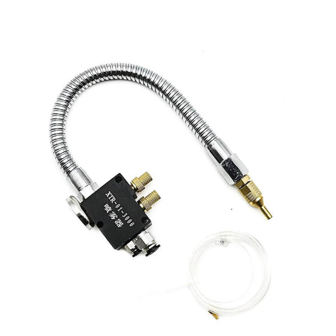 Pro Grade No Leak Mist Coolant Lubrication Spray System For Lathe Milling Drill And Engraving Machines with 200mm Micro Nozzle