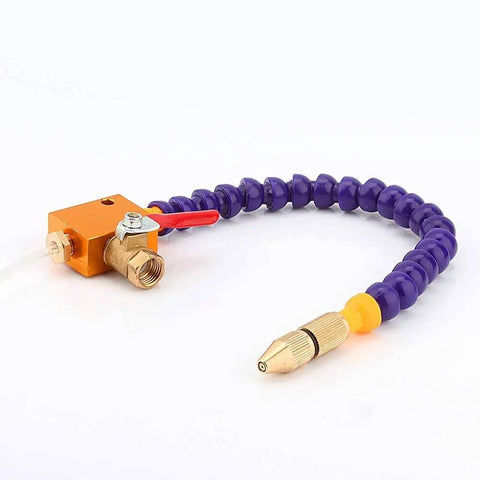 Mist Coolant Lubrication Spray System For 8mm Air Pipe Lathe Mill And Drill Cooling tool with flexible hose and brass nozzle