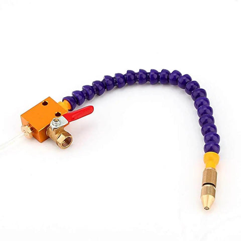 Mist Coolant Lubrication Spray System For 8mm Air Pipe Lathe Mill And Drill Cooling component with nozzle and valve