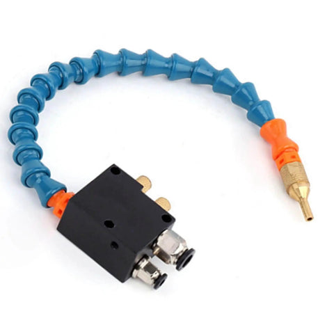 Mist Coolant Lubrication Spray System for CNC Lathe and Milling Machines High Efficiency Adjustable Mist Sprayer ABS Housing Metal Cutting Cooling Tool
