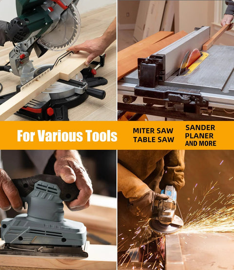 Automatic vacuum switch with remote for four tools, Amazon brand; compatible with miter saw, table saw, sander, grinder