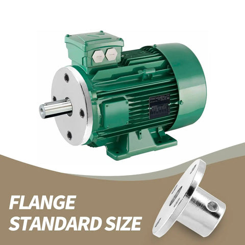 4 Piece 6mm Flange Coupling Connector Set with Rigid Shaft Hub and Wrench for RC Motors, visible with standard size flange