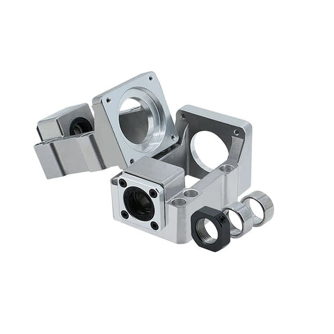 Motor Mounting Bracket with BK12 Fixed Bearing End Support for Nema 23 Stepper Motor and 16mm Ball Screws CNC Kit Parts