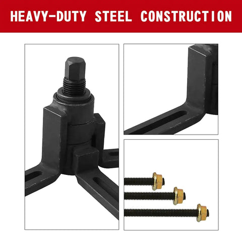 Beefy Heavy Duty Motorcycle Crankcase Splitter And Flywheel Puller Tool For Disassembling 2 And 4 Stroke Engines Under 500cc