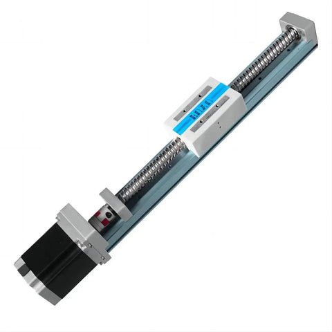 Motorized CNC Linear Stage With Ball Screw And Linear Guide Module, Nema 23 Stepper Motor, 700mm Stroke, high precision system