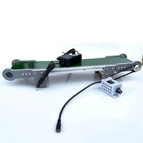 Motorized Industrial Conveyor for Automatic Production with Anti Static Adjustable Table Belt Conveyor Electric Handling System