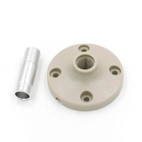Mounting bracket and metal adapter pipe for Industrial Signal Light Column LED Round Tower Indicator Red 24V DC 2W factory grade.