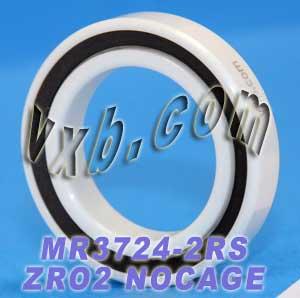 MR3724-2RS Full Complement Ceramic Bearing 24x37x7 ZrO2 Bearings - VXB Ball Bearings