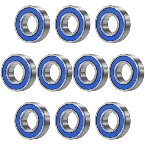 MR85-2RS 10 PCS Miniature Deep Groove Ball Bearing 5×8×2.5mm Double Blue Rubber Sealed Ball Bearing Chrome Steel P0 Z2 for machines