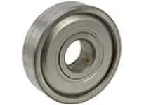 MRC 407MF Max Type Ball Bearing 400-M Heavy Series 35mm ID x 100mm OD x 25mm Wide Single Shield No Snap Ring Radial Bearing, side view