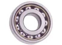 Front view of MRC 7300 PJD Medium Series Duplex Angular Contact Ball Bearing Open Cage Single Row 85 Mm OD High Precision Workhorse Bearing
