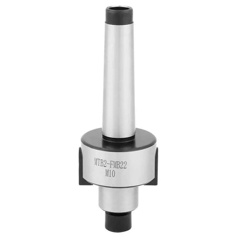 Face End Mill Set With High Speed Carbide Indexable End Mills 50mm Diameter, 22mm Bore, MT2 FMB22 Cutter Holder front view