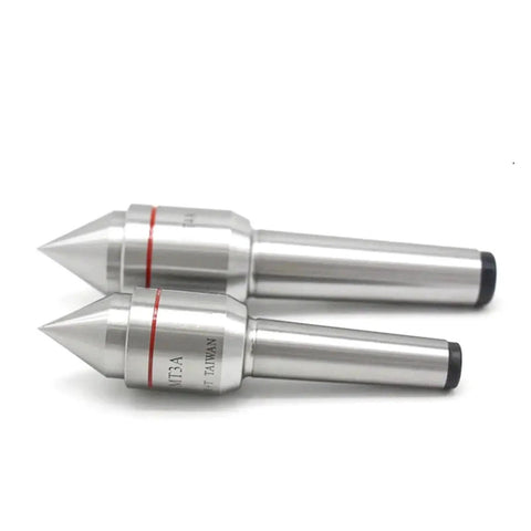 Rotating Live Center For Lathes MT1 MT2 MT3 MT4 MT5 With Large Head For CNC Lathe Machines High Precision Bearing Visible