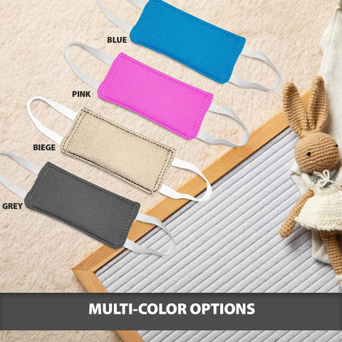 Multi-color 2 Pack Silent Door Latch Covers For Quiet Close Doors, Baby Safe Neoprene Noise Reducer For Nursery