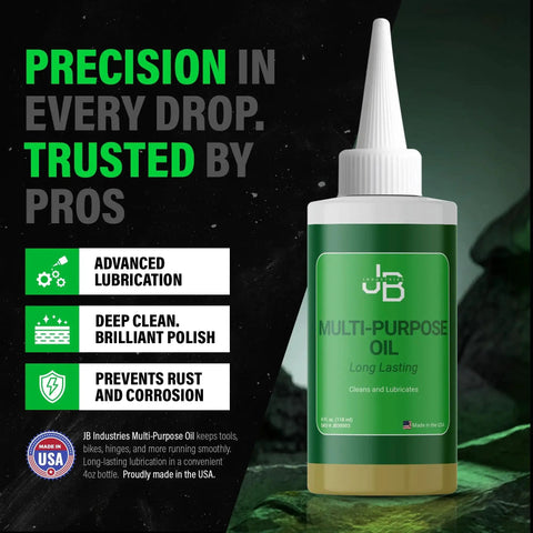 All Purpose Lubricating Oil For Home Auto And Shop Use 4 Oz With Precision Drip Applicator Long Lasting Anti Rust Formula bottle image