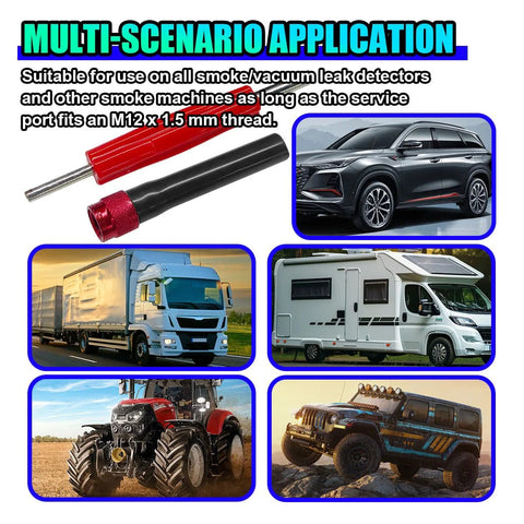 ZIMISI EVAP service port adapter kit with red metal probe and black handle for automotive smoke leak testing