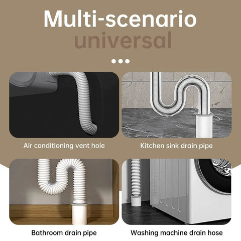 10 Pack White Seal Putty Waterproof Duct Sealant Clay Moldable Repair Sealing Mastic for AC Pipe and Drain Leak Prevention