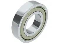 High performance single row deep groove bearing 120x260x55mm with two shields, steel cage, and C3 clearance, side view