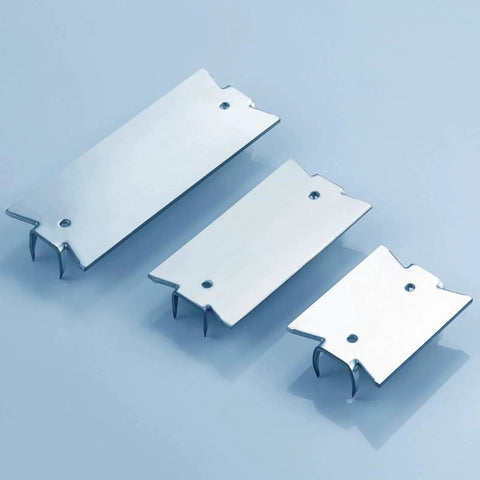 Three Zinc Nail Protection Plate One And A Half Inch By Three Inch 16 Gauge Anti Nail Shield for Wood Studs and Wiring Protection