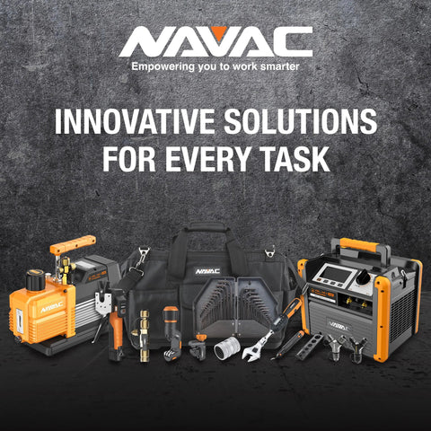 Powerful Rechargeable Semiconductor Refrigerant Leak Detector For HVAC Pros, Lightweight And Easy To Carry, Long Battery Life, NML1 Detects CFC HCFC And HFC Leaks Fast, NAVAC Sensor Technology, Small Leak Detection, 1 Year Warranty.