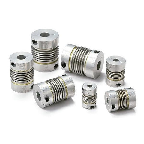 NBK Japan MBB-19C 1/4 inch to 1/4 inch Bellows-type Flexible Coupling - VXB Ball Bearings