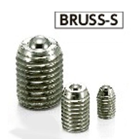 NBK Made in Japan BRUSS-8-S Set Screw Type Ball Transfer Unit for Upward Facing Applications - VXB Ball Bearings