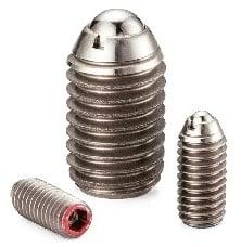 NBK Made in Japan MPS-12 Miniature Stainless Steel Heavy Load Ball Plunger - VXB Ball Bearings