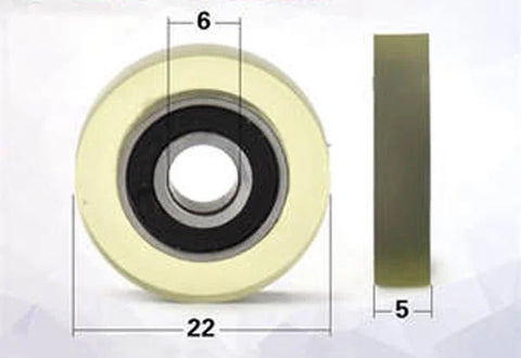 NBR6x22X5-2RS Nitrile Butadiene Rubber NBR Miniature Bearing with tire 6x22x5mm - VXB Ball Bearings