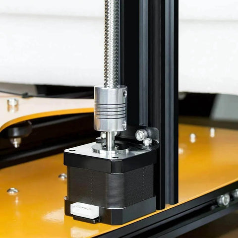 Installed [3pcs of Pack] Nema 17 Stepper Motor, 17HS4401 2 Phase Step Motor Bipolar 1.5A 59.5oz.in, 42x42x38mm on 3D printer base.