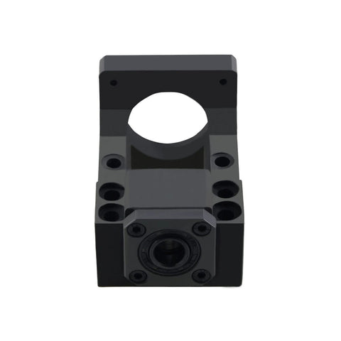 Front view of ✝️ Nema 23 stepper motor steel mounting bracket for 57mm nema 23 motor and 10mm ballscrew cnc balls crew kit sfu1204 3j704dby2xdl16reo24sw8 0