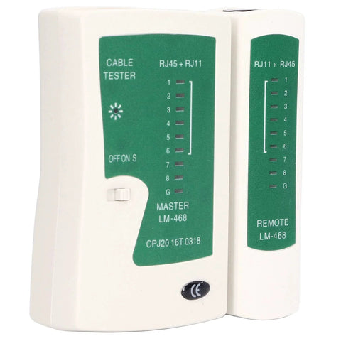 Network Cable Tool Set including RJ45 RJ11 tester from the Wire Stripper Pliers Repair Maintenance Kit for cable maintenance.