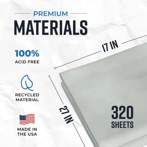 Newsprint Packing Paper Sheets For Moving 10 Lb 320 Sheets 27 By 17 Made In USA For Wrapping Dishes And Fragile Items